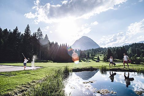 Golfplatz in Seefeld in Tirol